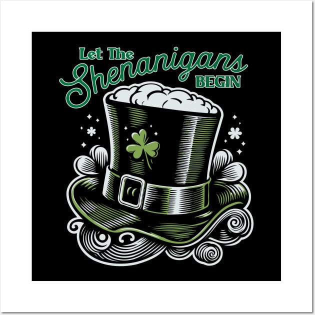 Let The Shenanigans Begin / Irish Pride Wall Art by Trendsdk